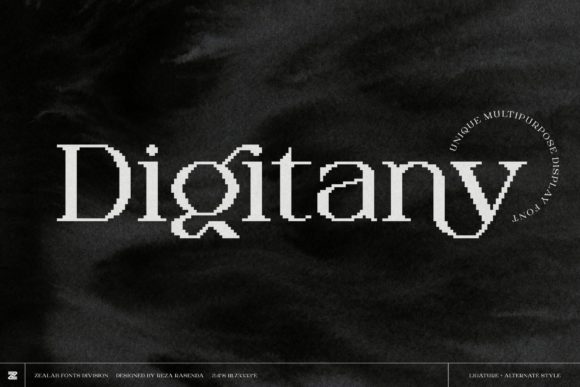 Bring Retro Charm to Modern Projects with the Digitany Font