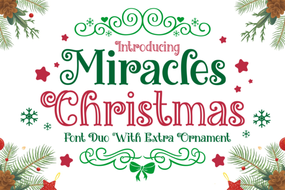 Discovering the Miracles Christmas Display Font for Your Designs