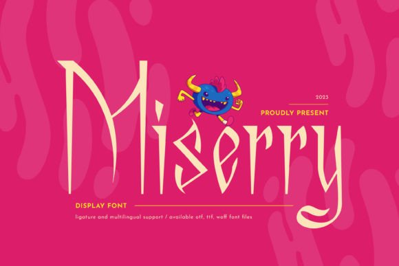 Exploring Miserry: A Bold Display Font for Modern Design