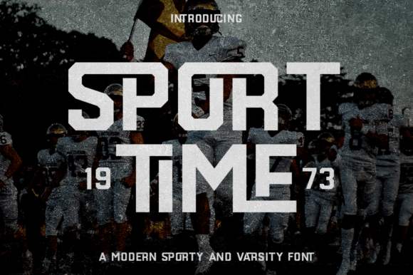 Sport Time: The Typeface That Captures Motion and Energy