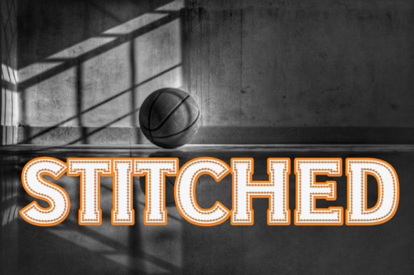 Stitched: A Bold Typeface for Dynamic Designs